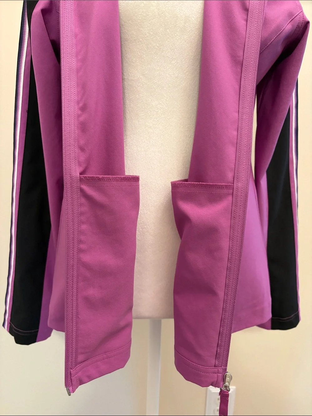 made for life Pink and Black Zip-Front Jacket Medium - Picture 5 of 12